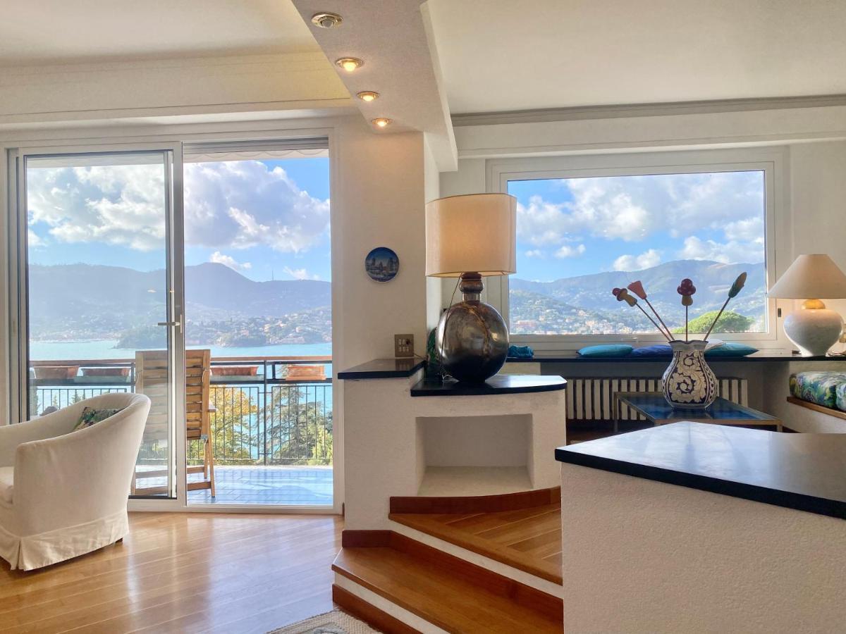 Welcome Riviera - Paradiso 12-Ultimo Restauro Nel 2025-Vista Mare Stupenda-Balcone Con Vista Meravigliosa Piu' Terrazza Solarium Sovrastante Di 70 Mq Esterna Rapallo Exterior foto