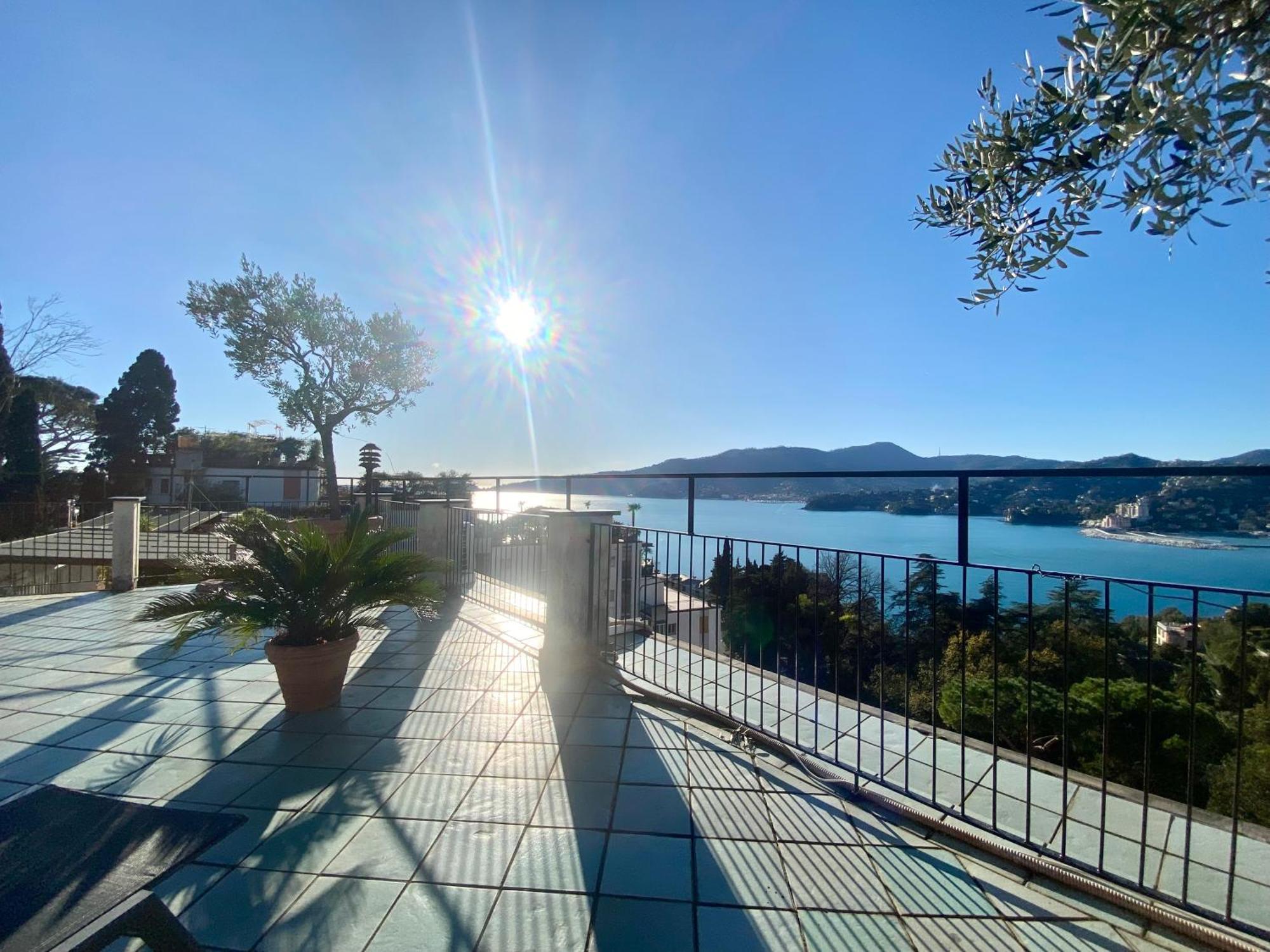 Welcome Riviera - Paradiso 12-Ultimo Restauro Nel 2025-Vista Mare Stupenda-Balcone Con Vista Meravigliosa Piu' Terrazza Solarium Sovrastante Di 70 Mq Esterna Rapallo Exterior foto